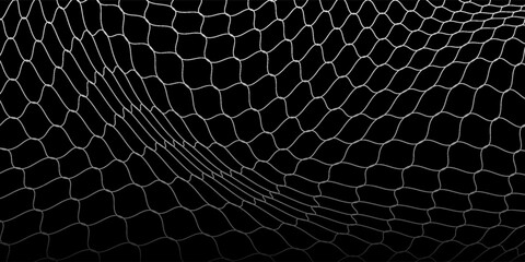 Mesh texture for fishing nets. Seamless pattern for sportswear or soccer goal, volleyball net, basketball hoop, hockey, athletics. Abstract net background for sports © Muis