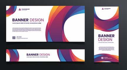 abstract background full color design template banner © MUHAMMAD DENNI