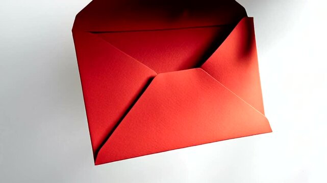 red envelope with red ribbon