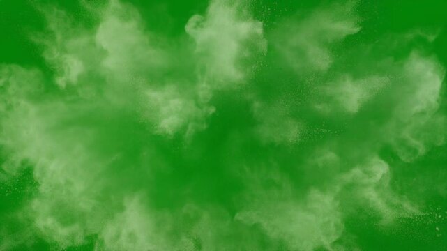 Green Explosive Motion Graphics Background Animation.