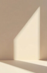 empty room with a wall