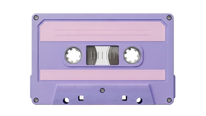 Obraz premium Purple and pink cassette tape