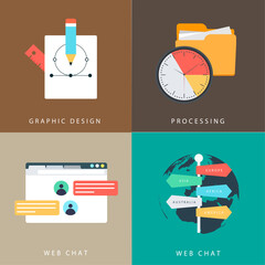 Web Application Design Elements Set