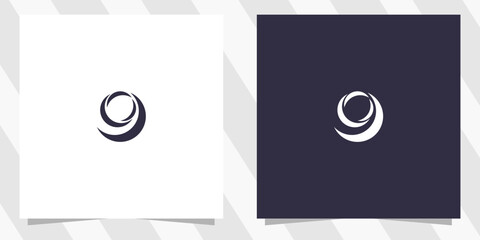 Creative number 9 logo design