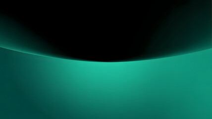 Abstract Teal and Black Gradient Curve with Soft Light - Stock Media
