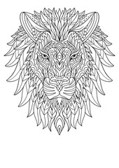 lion head tattoo