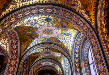 Obraz premium Painted ceilings in an old 19th century palace.