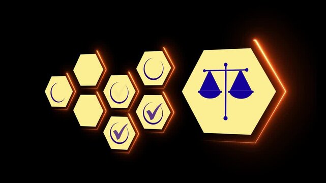Business ethics and compliance concept on the transparent background. Ethical investment, sustainable development. The effective compliance and ethics culture in workplace. 4k video.