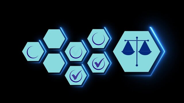 Business ethics and compliance concept on the transparent background. Ethical investment, sustainable development. The effective compliance and ethics culture in workplace. 4k video.