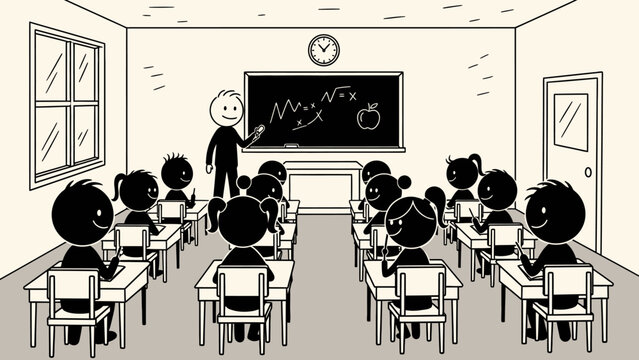 Students Stick Figure Images – Browse 82,895 Stock Photos, Vectors, and ...