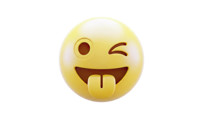 Winking Face with Tongue Emoji