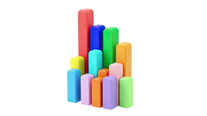 Colorful 3D Bar Chart