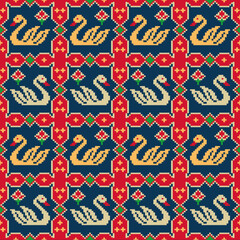 Ikkat design for printing