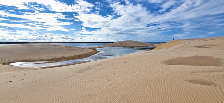 Dunas do Mouro at Ilha do Caju, Ilha das Canarias, Brazil. Delta do Parnaiba and Delta das Americas