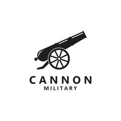 Simple Design Cannon Vector Illustration
