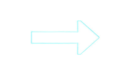 Simple Green Arrow Icon Symbol.