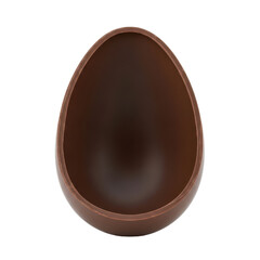 Fototapeta premium Empty Chocolate Egg Cutout