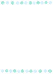 手書きの水玉ラインシンプル背景