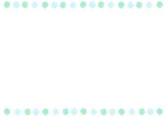 手書きの水玉ラインシンプル背景