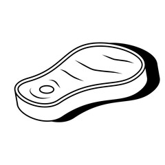 A solid uniform rectangular shape, devoid of features, isolated transparent