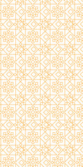 vector authentic arabic ornamental seamless patterns with golden authentic arabic style and islamic ornament