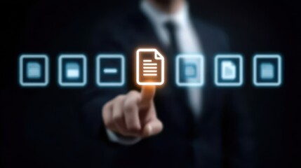 Fototapeta premium A management system connects human and employee needs through accounting software where every document supports structure clarity and long term organizational responsibility