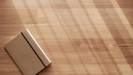 Card on a wooden table