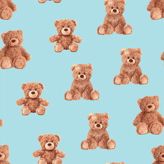 Seamless Cute Teddy Bears Pattern January 23rd 2026