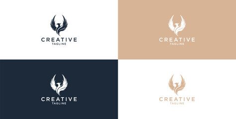 perfect phoenix vector logo © micky_adb