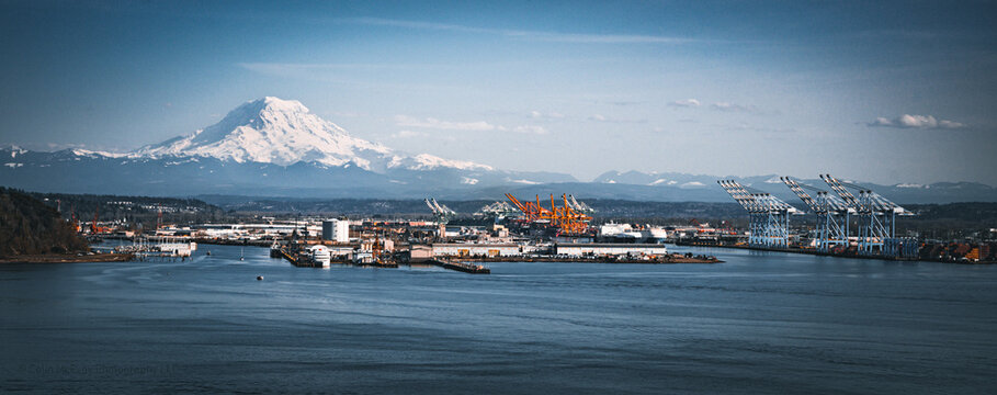 Mount Rainier over looking Port 
