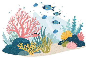 Underwater Coral Reef Adventure