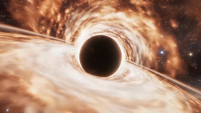 Stunning Visualization of a Black Holes Event Horizon and Accretion Disk