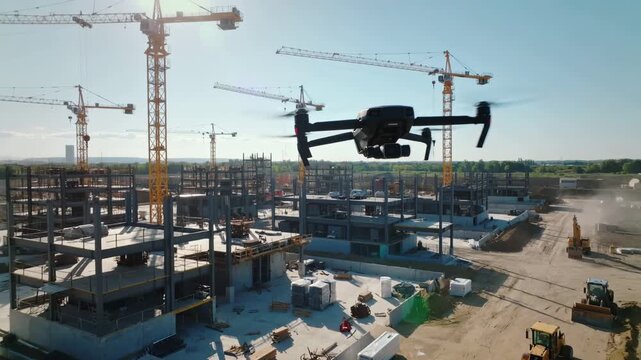 Massive Construction Project Revealed: Drone's Eye View of Progress
