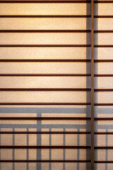 Sunlight and Shadows on Window Blind