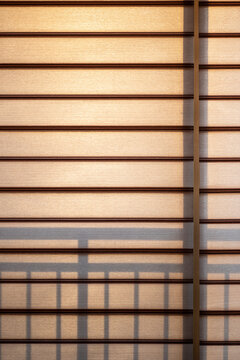 Sunlight and Shadows on Window Blind