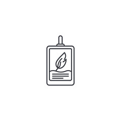 Obraz premium Organic liquid drip bag icon with leaf symbol, flat design vector illustration