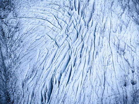Ice details of Morteratsch glacier