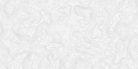 Clean white relief surfaces shaped by subtle contour line movements Contemporary abstract landscape inspired by geographic map patterns © ALAMA