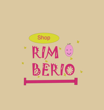 โลโก้ร้าน RUM BERIO LOGO STYLE CUTE
