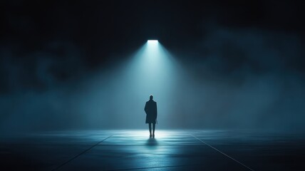 Slender Man fading into the background, leaving a lingering presence.