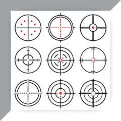 Target Crosshair Icons Set in Black and White Vector,target icon vector,target icon design,target icon concept, target icon post, target icon,cartoon,target icon icon, target icon template,target icon