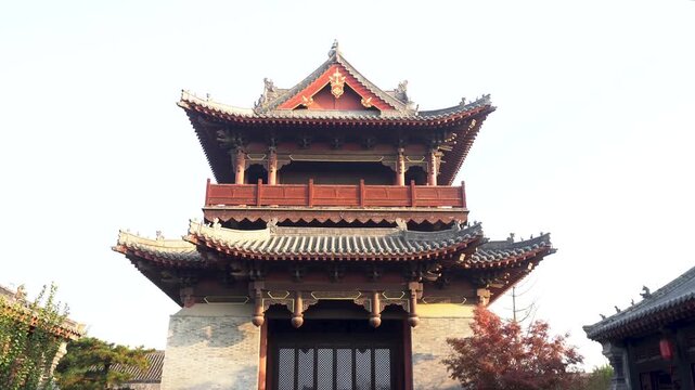 Wen Chang Pavilion of Shangqiu Ancient City, Shangqiu City, Henan Province, China 