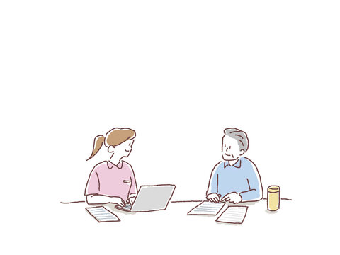 介護、福祉の仕事（面談、説明、相談）