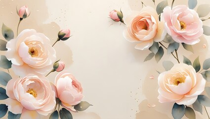 Elegant Pastel Floral Background for International Women’s Day. perfect for greeting cards, banners, social media posts, and celebratory messages for women.