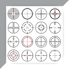 Target Crosshair Icons Set in Black and White Vector,target icon vector,target icon design,target icon concept, target icon post, target icon,cartoon,target icon icon, target icon template,target icon