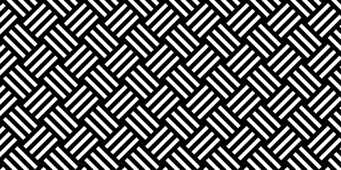 Minimal line Seamless geometric pattern with shapes. Decoration and maze ornament square wall tile.