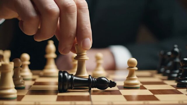 Chess game king checkmate board.