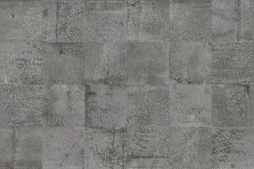 grey grunge blocks background.Old cement squares wallpaper