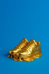 The Liquid Gold Sneakers