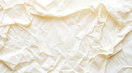Obraz premium Pale Paper Texture with Artful Crumples for Artistic Presentations or Subtle Backgrounds, Minimalist